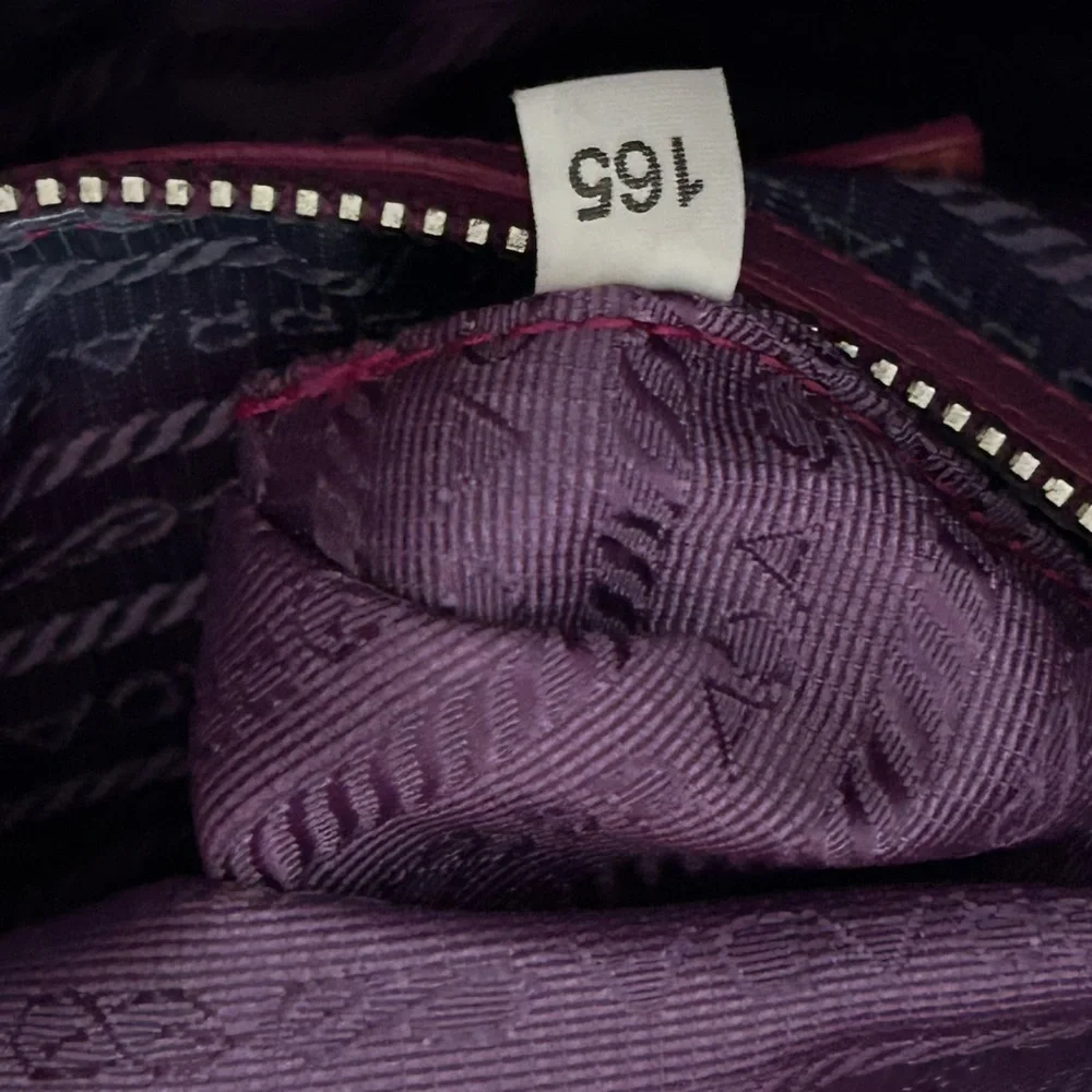 Prada Pink Ruffled Satchel